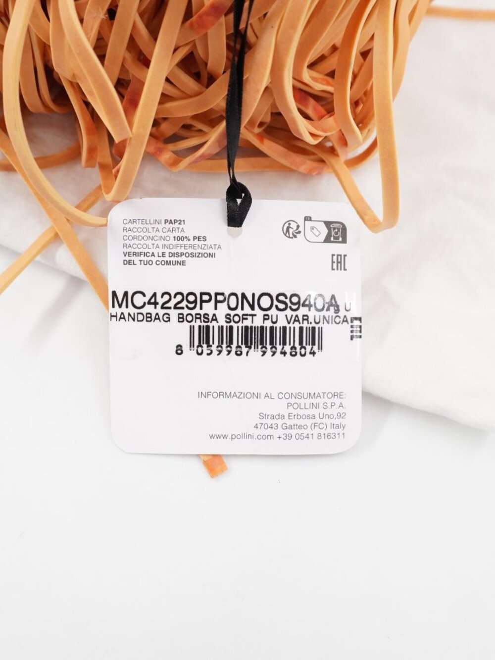 Moschino Spaghetti Clutch Shoulder Bag In Beige With Tomato And Basil Details - Picture 13 of 13